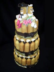 Bride and Groom Twinkie Cake Bride and Groom Twinkie Cake