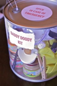baby shower daddy doody kit