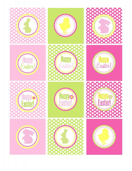 happy easter cards printables. “Polka Dot” Easter Printables