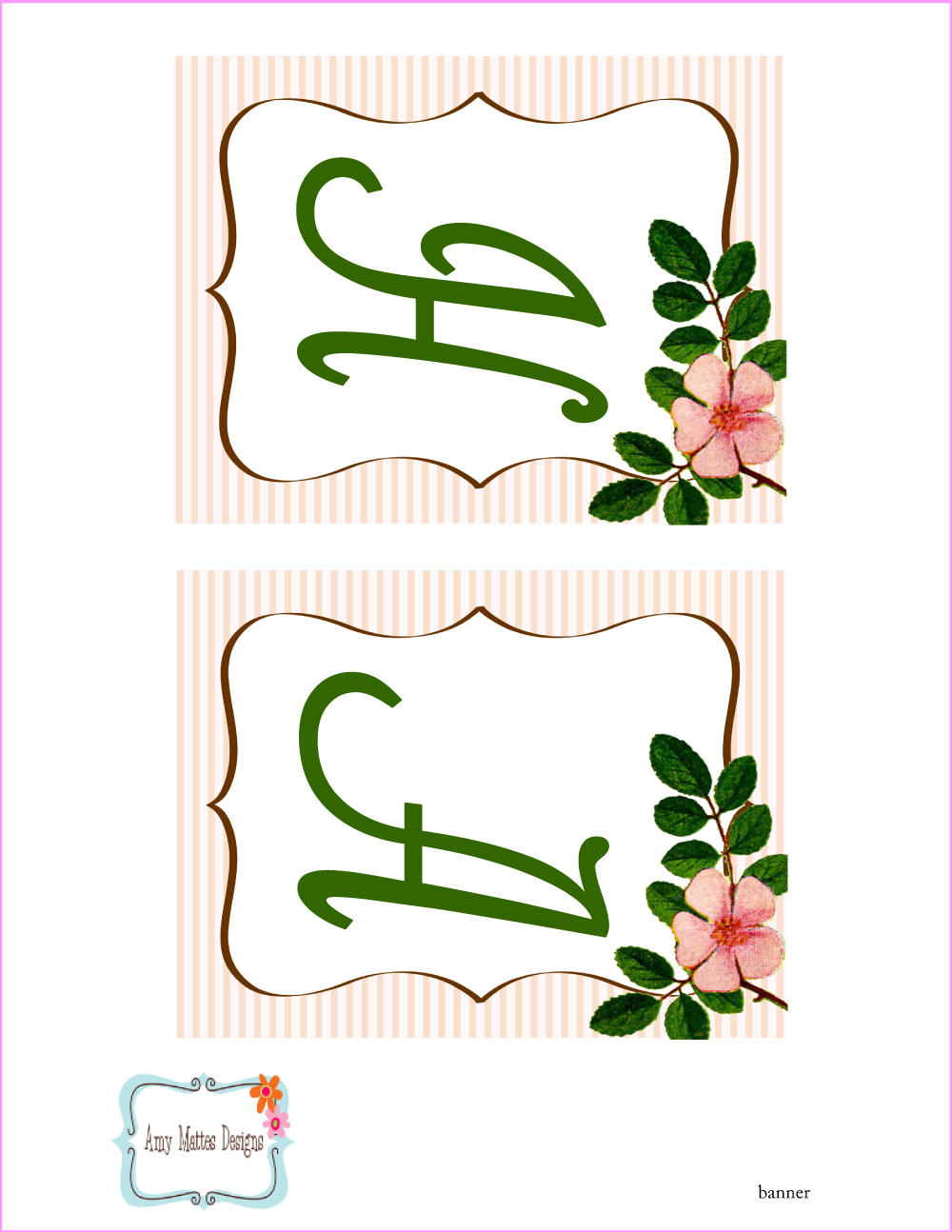 Happy Mother S Day Free Printable Banner