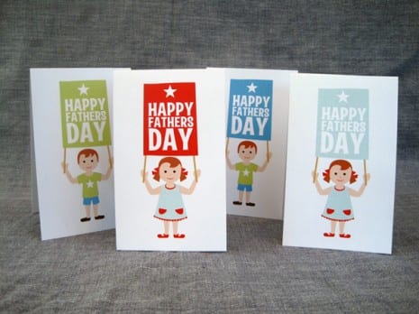 Father's Day tented cards