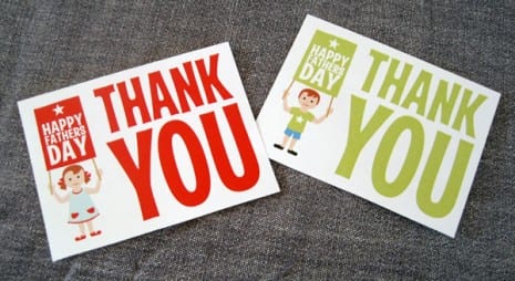 Father's Day thank you favor tags