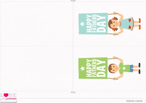 Download these fun Father's Day printables - straw flags