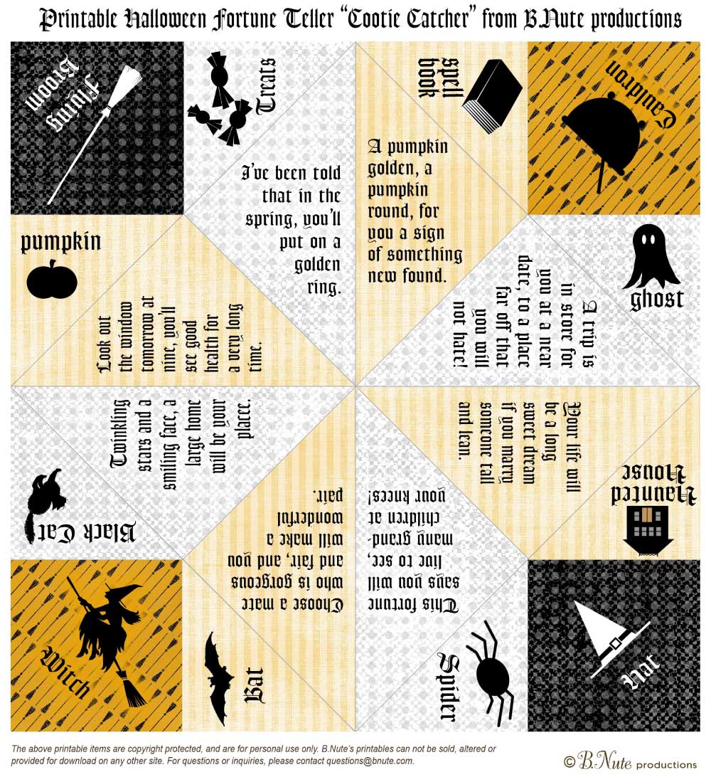 FREE Halloween Party Printables From B Nute Productions Catch My Party