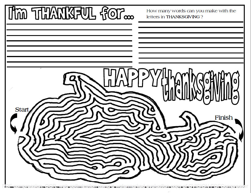 FREE Thanksgiving Party Printables from Mimi's Dollhouse - The Catch My ...