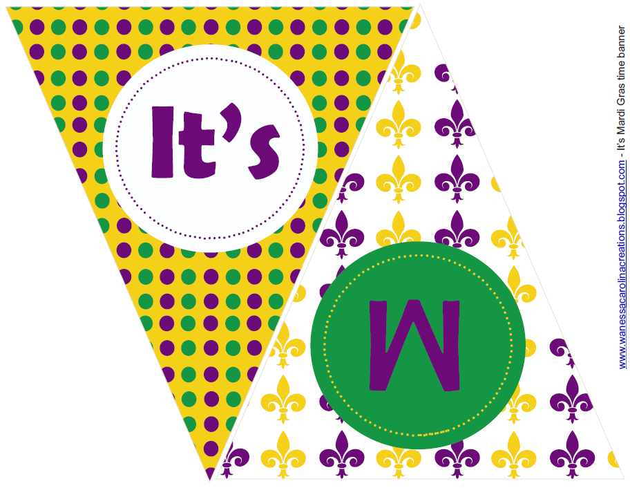 Printable Mardi Gras Decorations