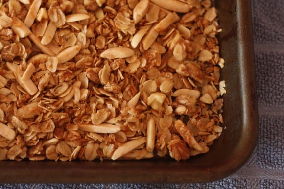 Nutty, Crunchy, Not-too-Sweet Granola | CatchMyParty.com