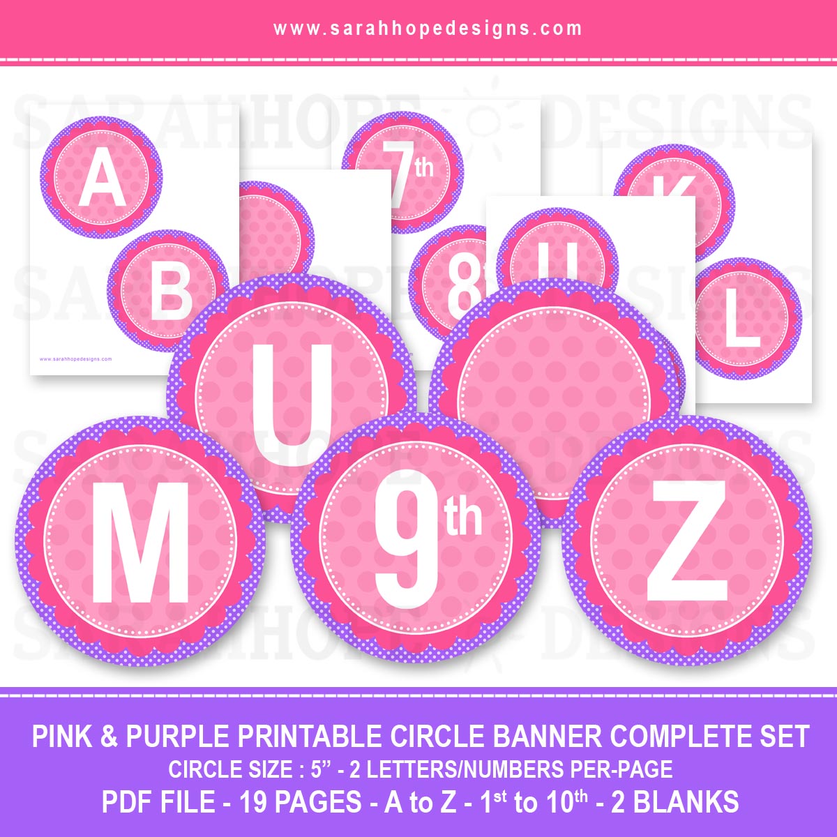 Free Colored Printable Letters For Banners