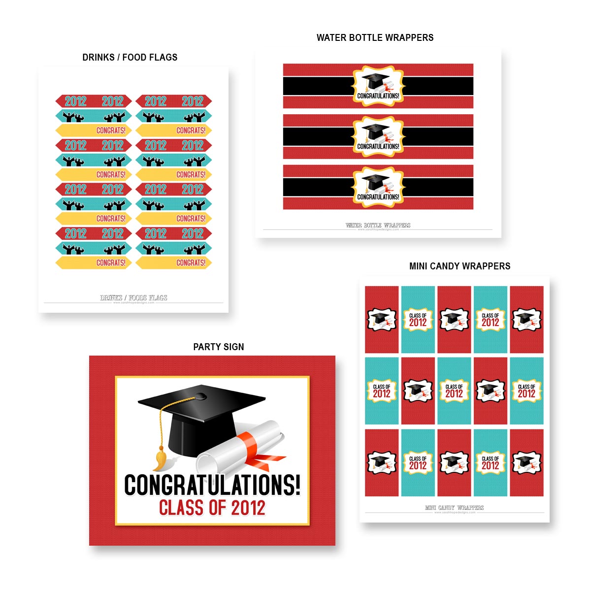 Graduation Party Printables 9665