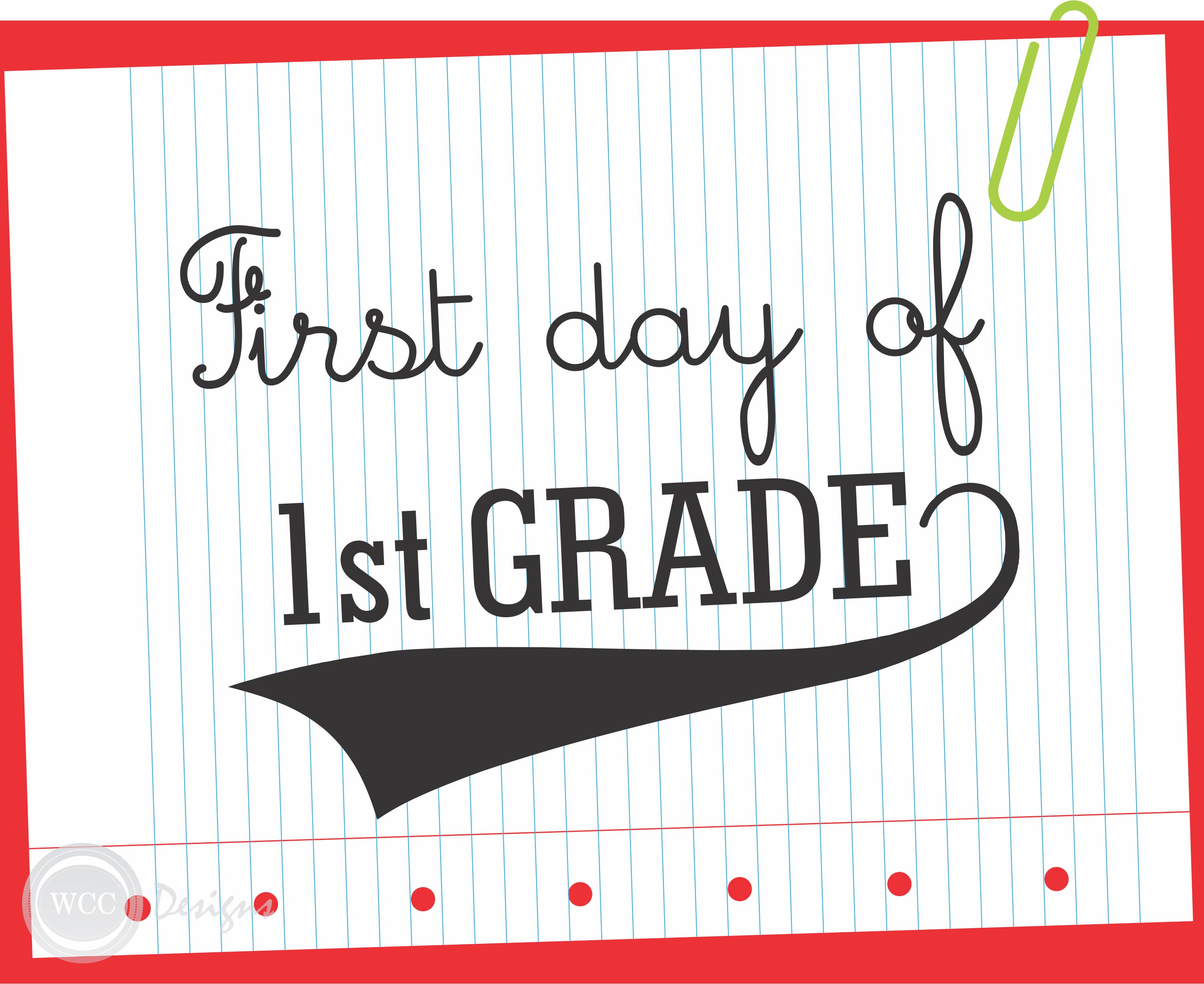 Download these FREE First Day of School Printable Signs Now! Catch My