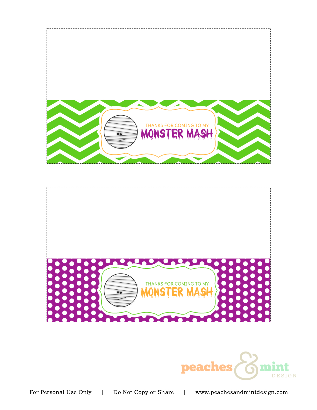 FREE Halloween Printables from Peaches Mint Design Catch My Party