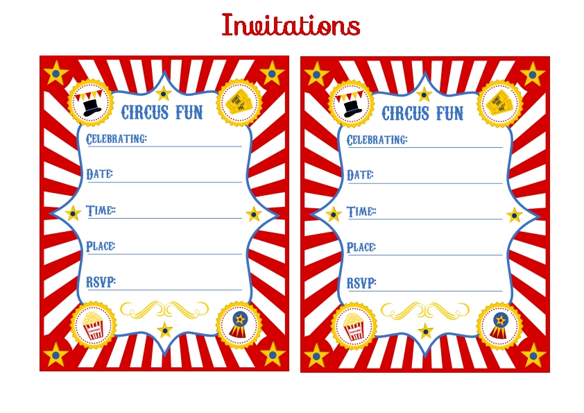 Download These FREE Circus Printables for a Fun Party! Catch My Party