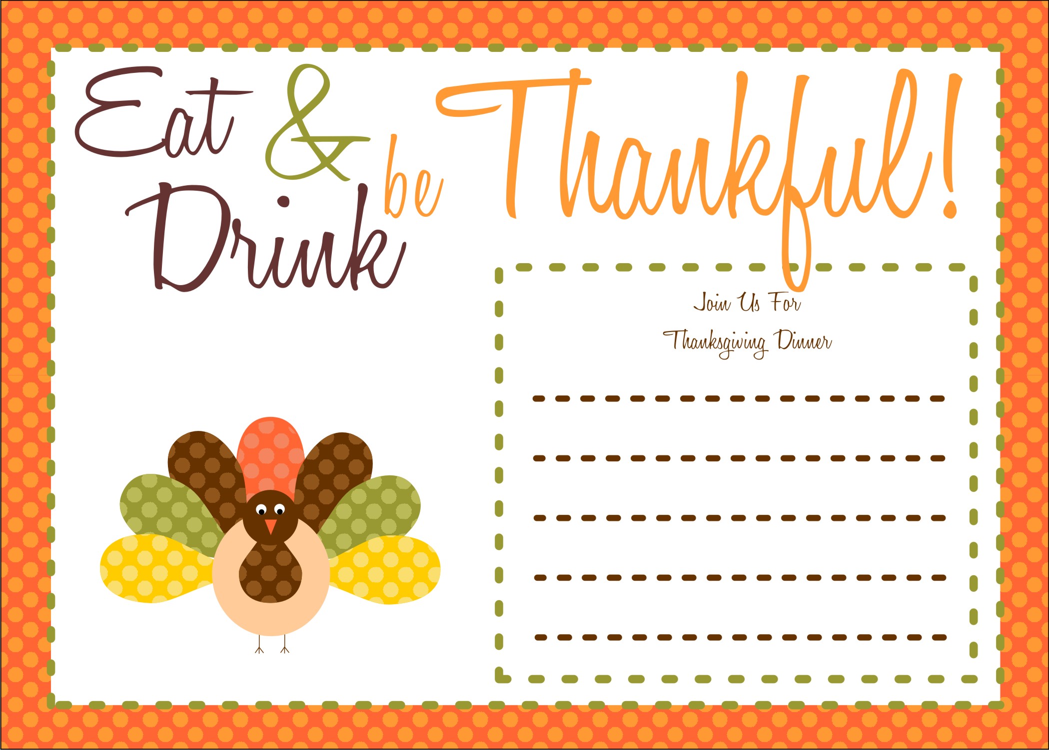 FREE Thanksgiving Printables From The Party Bakery Catch My Party