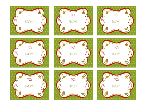 Free Printable Editable Christmas Tags