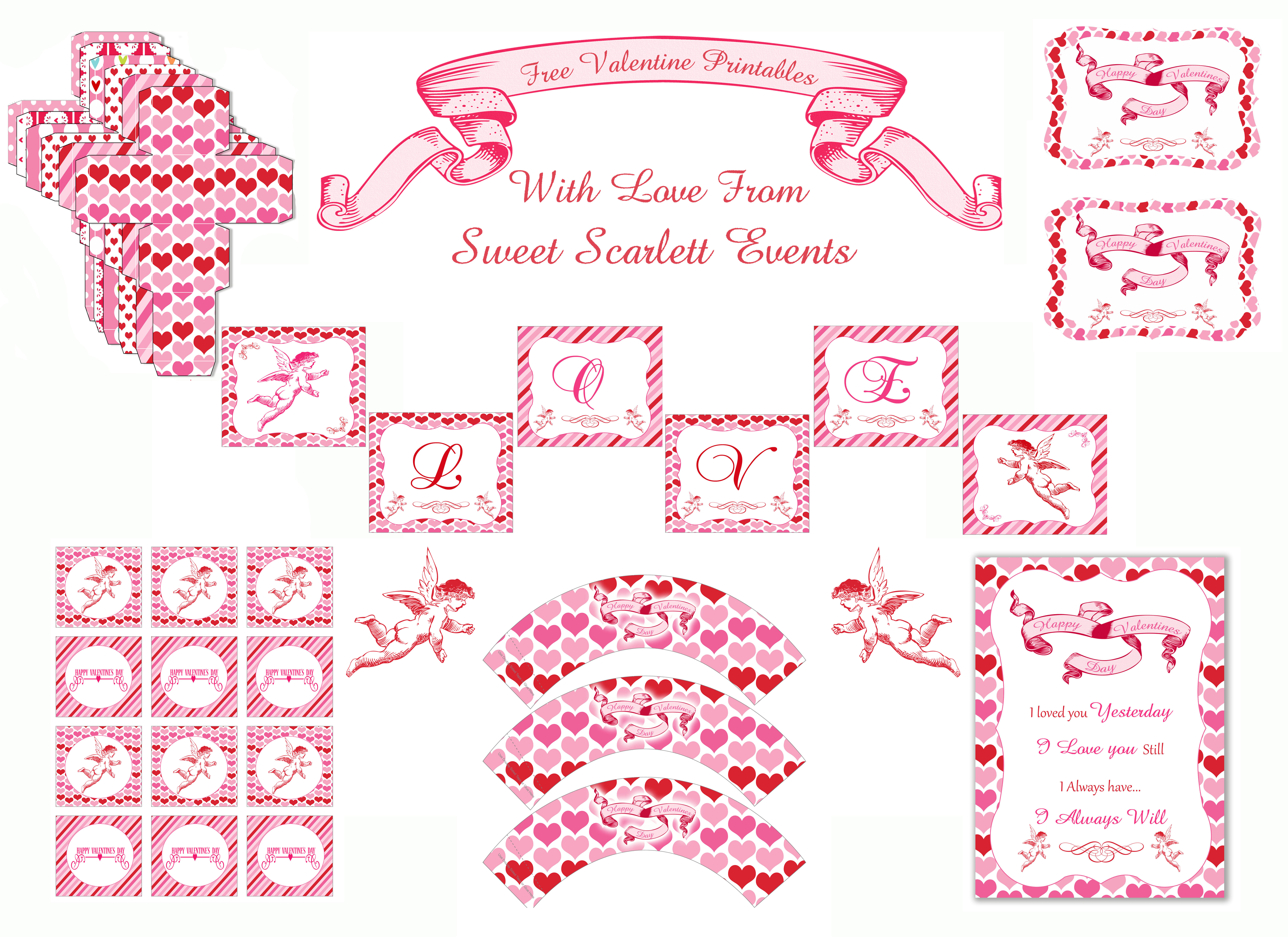 FREE Valentine s Day Printables From Sweet Scarlett Events Catch My Party