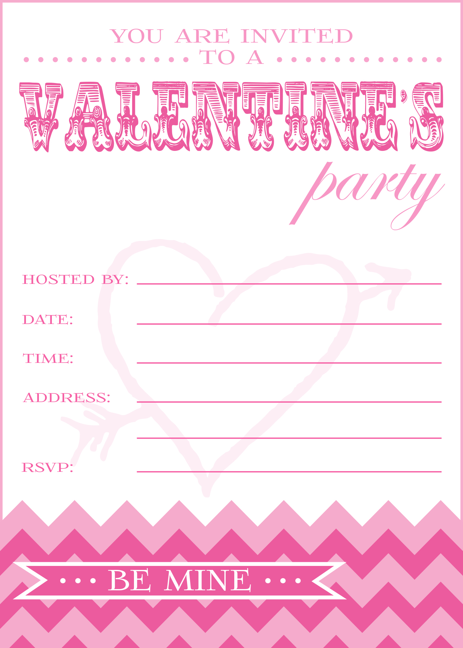 FREE Valentine's Day Party Printables from Pick.Print.Party. | Catch My Party1500 x 2100