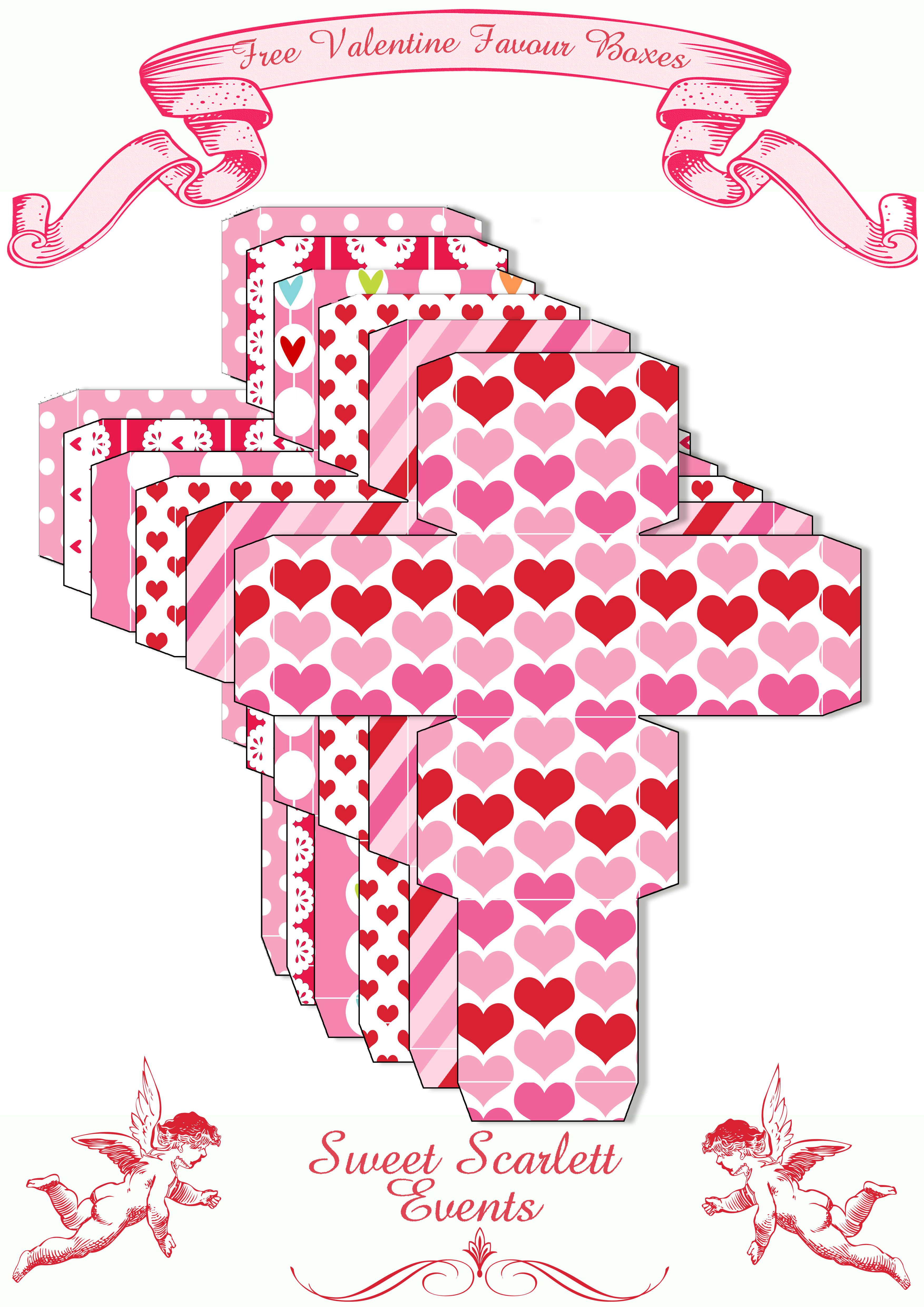 FREE Valentine's Day Printables from Sweet Scarlett Events Catch My Party