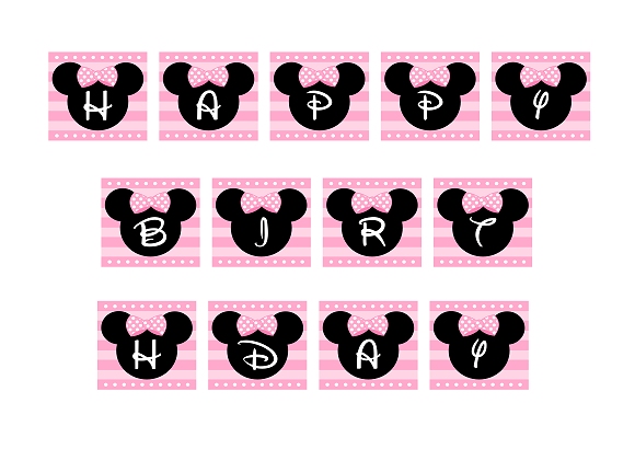 Download These Free Pink Minnie Mouse Party Printables! Catch My Party