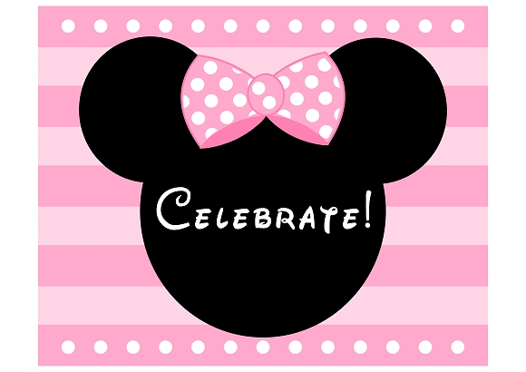 FREE PINK Minnie Mouse Birthday Party Printables Catch My Party