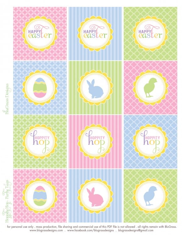 FREE Easter Party Printables from BluGrass Designs - The Catch My Party ...