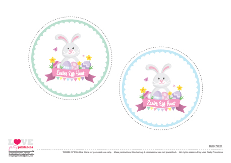 Download These Free 'Stay at Home' Easter Egg Hunt Printables - Banner 