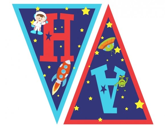 catch_my_party_outerspace_Pennant_Banner_ha