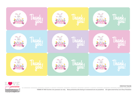 Download These Free 'Stay at Home' Easter Egg Hunt Printables - Favor Tags 