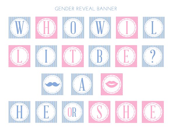 FREE Gender Reveal Banner