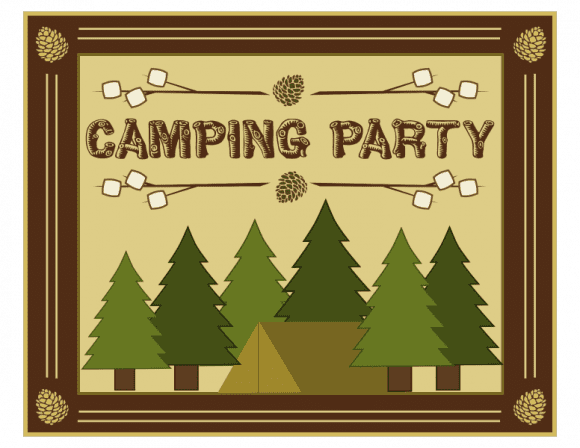 free-camping-party-printables