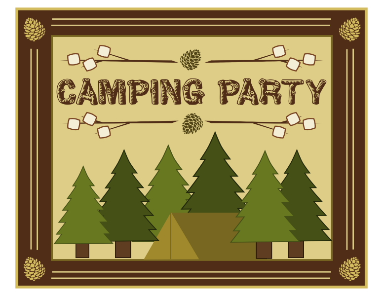 Free Camping Party Printables