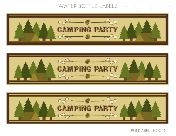 free-camping-party-printables