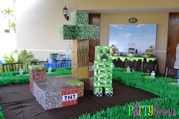 minecraft-party-ideas-decor