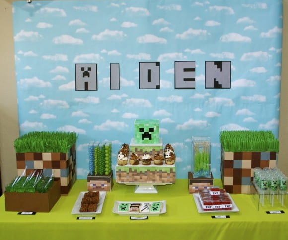 minecraft-party-ideas-table