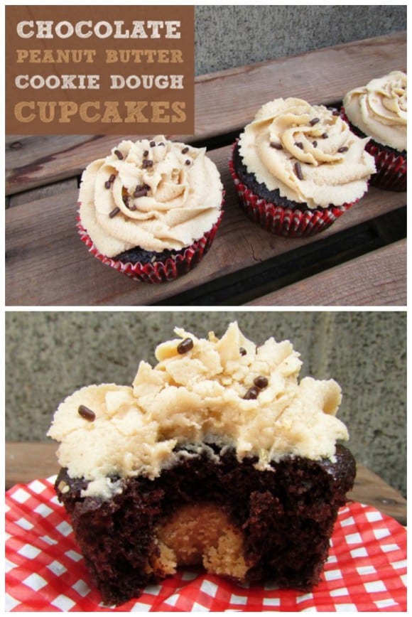 chocolate-peanut-butter-cookie-dough-cupcakes