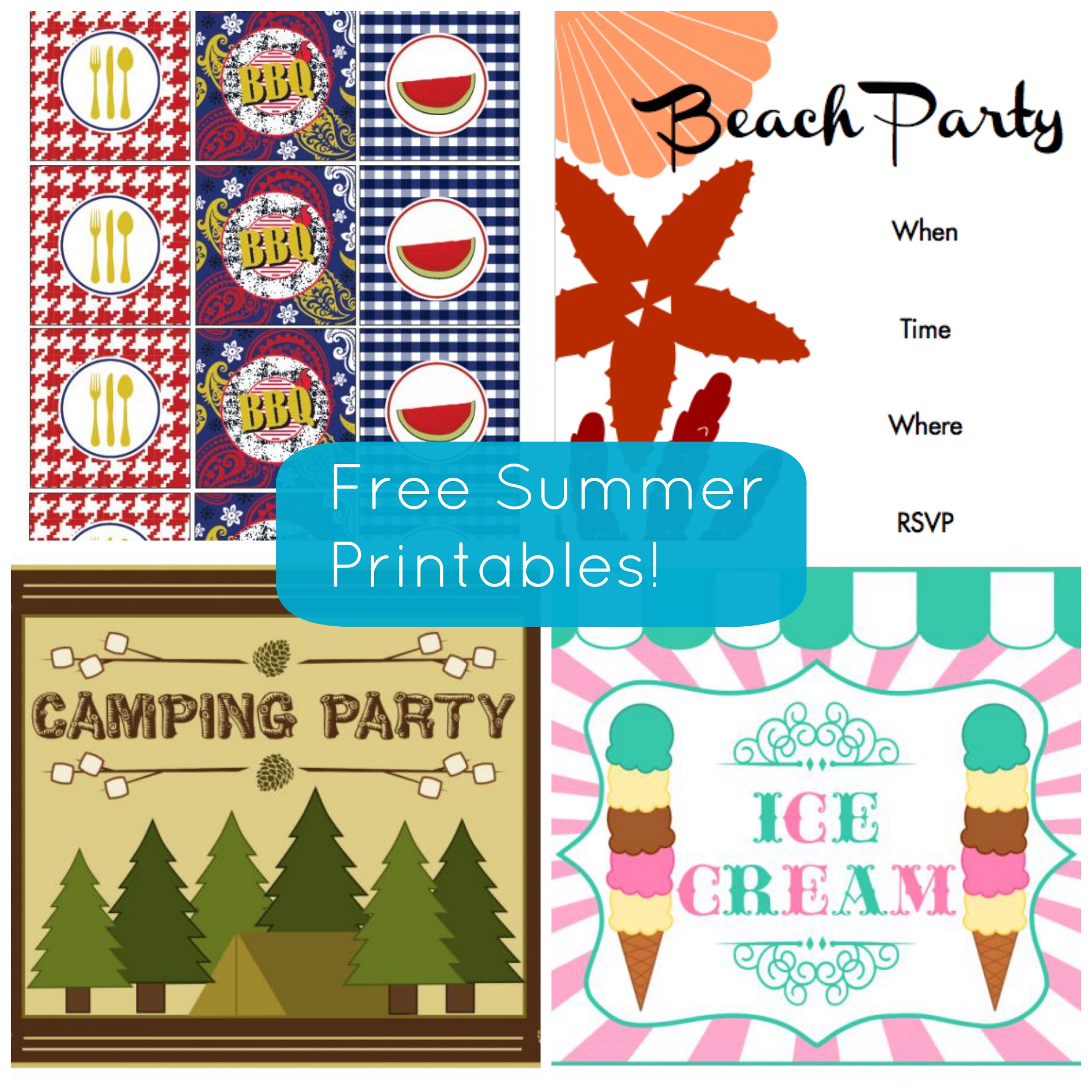 free-summer-printables - The Catch My Party Blog The Catch My Party Blog