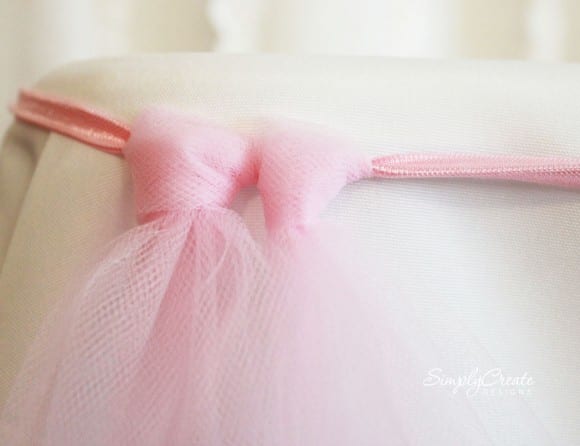 How to Make a Tulle Table Skirt 