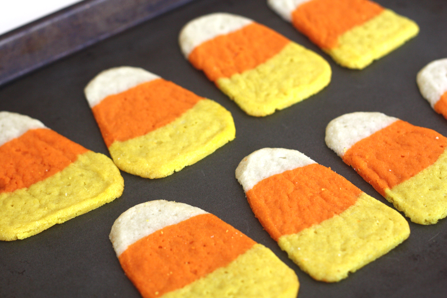 Candy Corn Halloween Cookies {RECIPE} Catch My Party