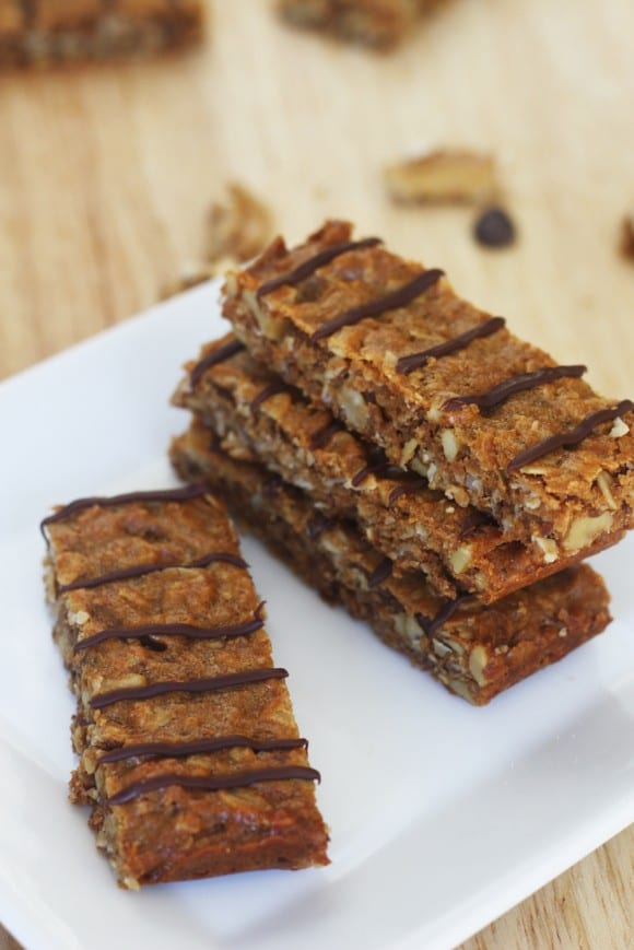 Chewy Peanut Butter Granola Bar Recipe | CatchMyParty.com