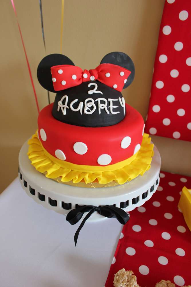 Classic Minnie Mosuse Birthday Cake