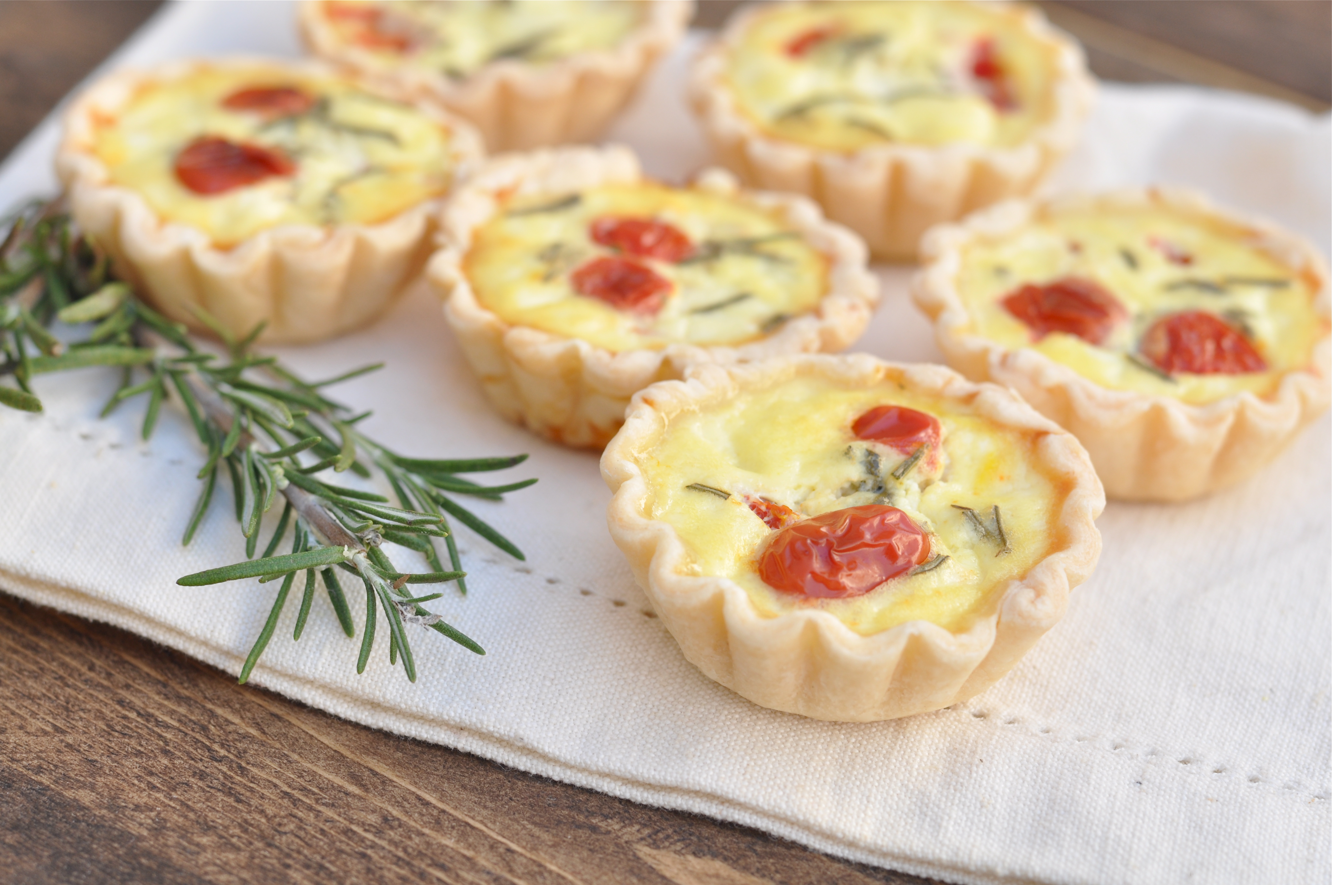 Ricotta Rosemary And Tomato Mini Quiche Recipe Catch My Party