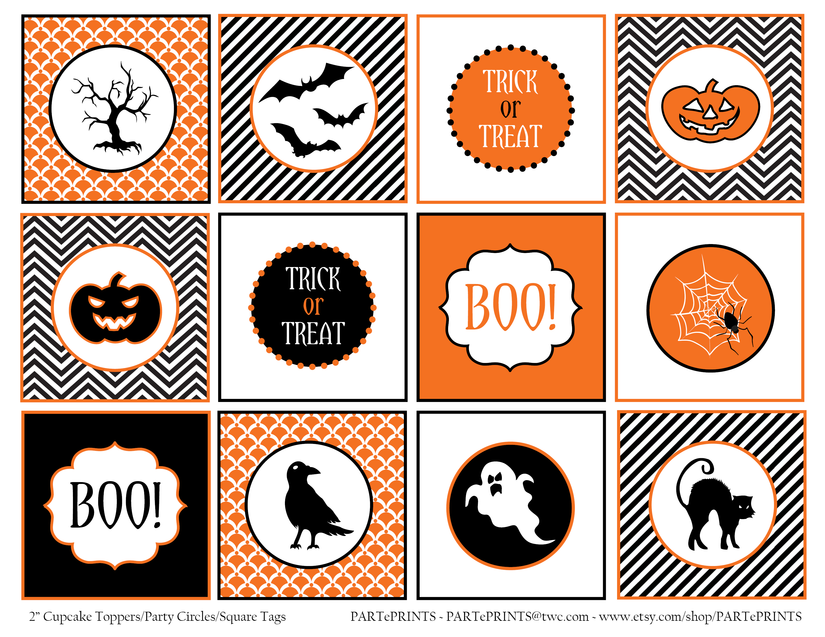 FREE Halloween Printables from PARTePRINTS Catch My Party