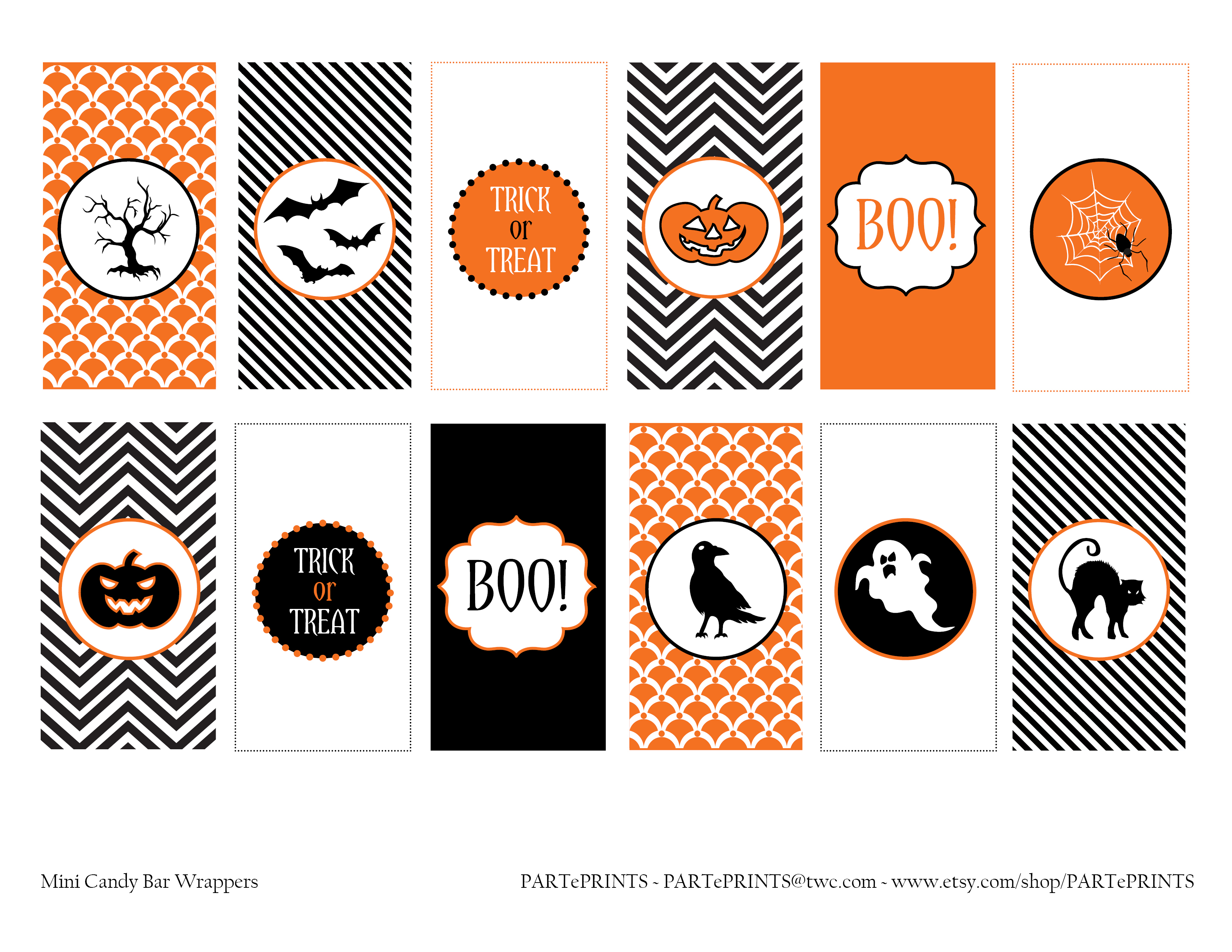 Halloween Printables from PARTePRINTS