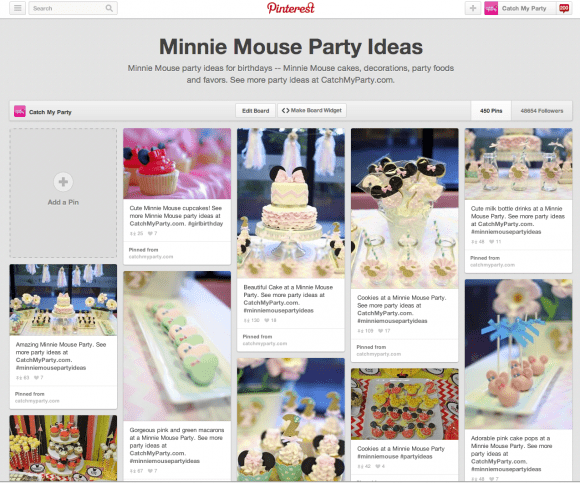 Pinterest Minnie Mouse Party Ideas Board