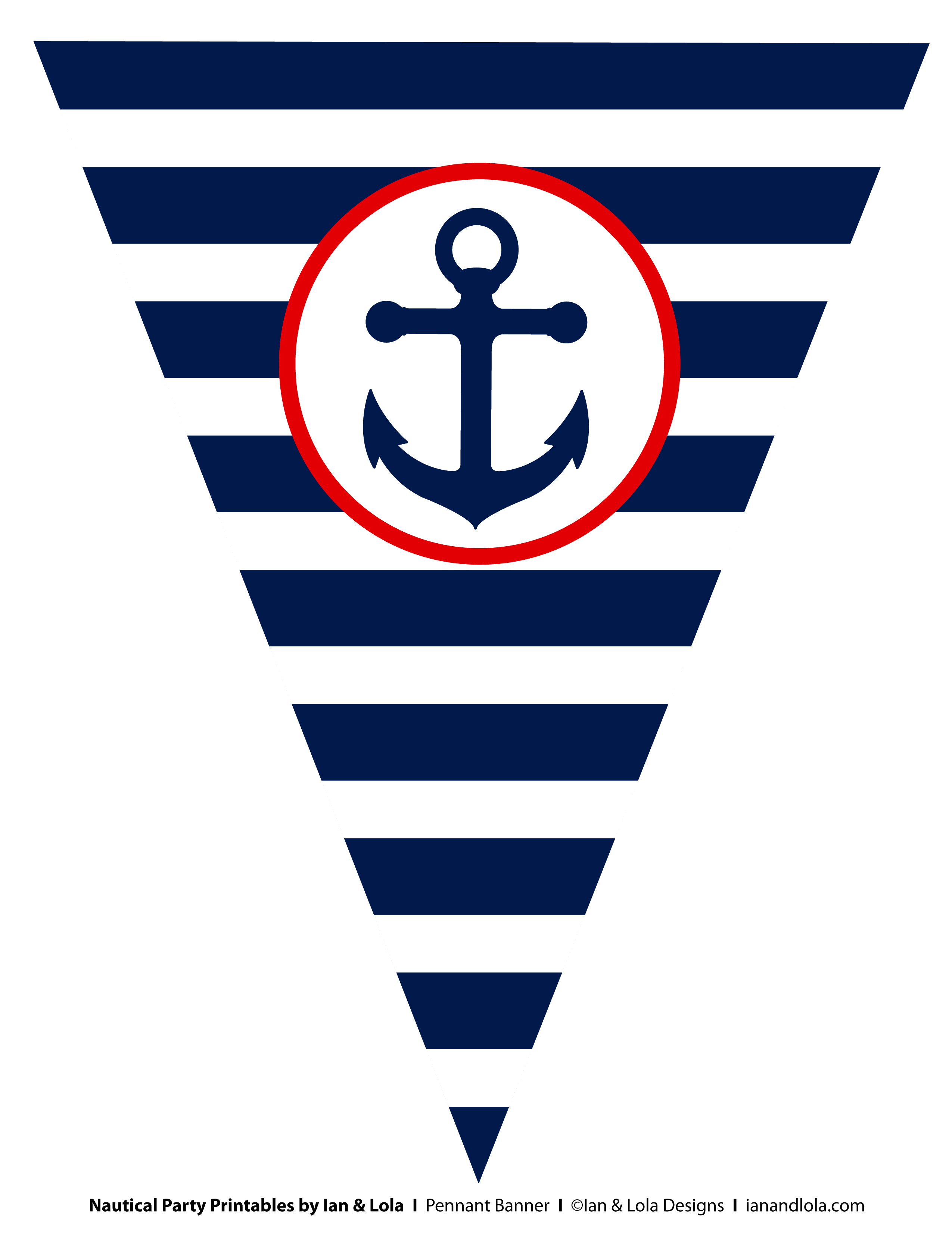 Free Nautical Party Printables From Ian Lola Designs Catch My Party
