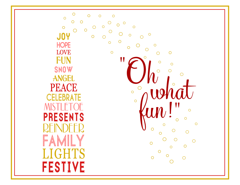 Free Oh What Fun And Favorite Things Holiday Party Printables Catch My Party