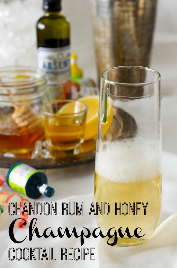 Chandon Rum and Honey Champagne Cocktail