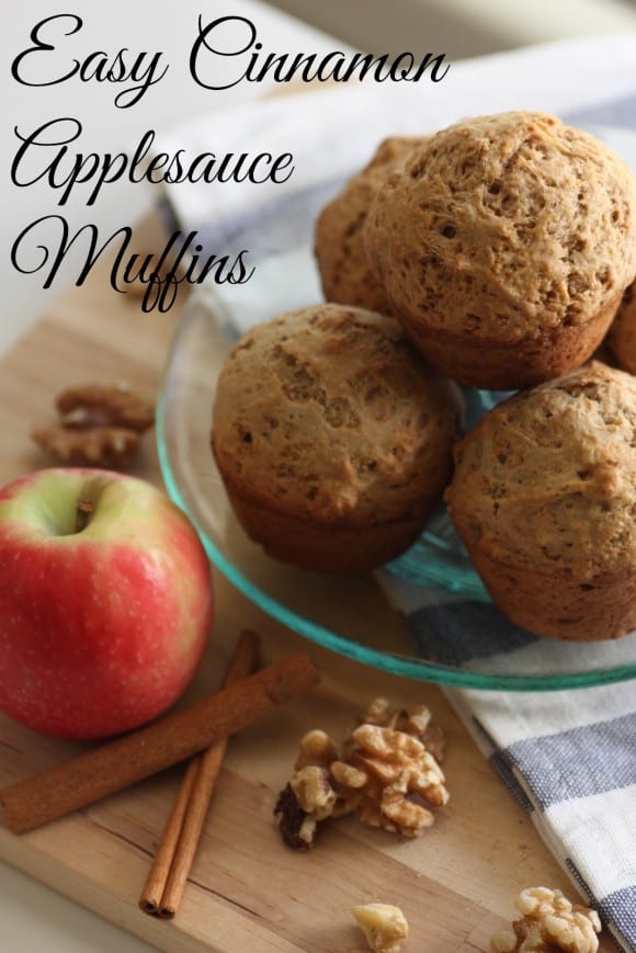 Easy Cinnamon Applesauce Muffin Recipe