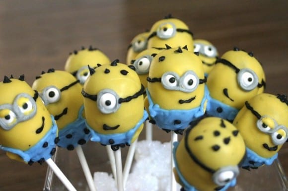 Despicable Me Minion Cake Pops