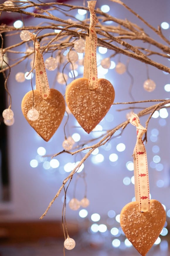 Christmas Tree Heart Cookie Ornament Recipe