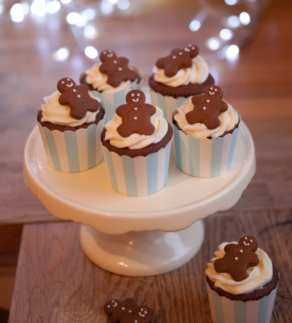 Chocolate gingerbread cupcake recipe